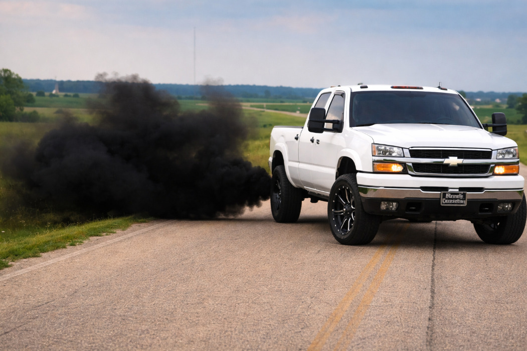 Почему дизель дымит