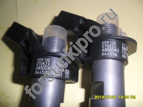 Форсунка AUDI Q7 SUV 3.0, VW Phaeton Saloon 3.0 , 059130277AK, 059130277AN, 0445116003