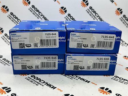 Ремонтный комплект инжектора RENAULT (28232251) (28239294+L381PRD) 7135-646 delphi