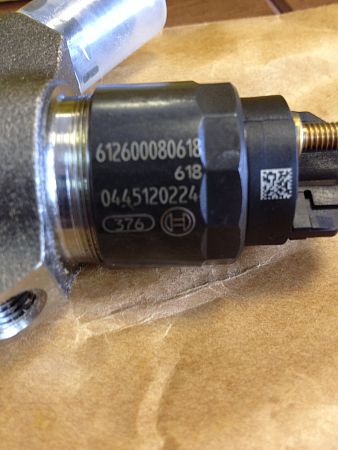 Форсунка евро-3 FOTON, SHAANXi WP10 612600080618 WP10.336\375, Bosch номер 0445120224