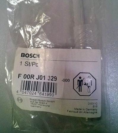 Клапан с штоком F00RJ01329 Bosch