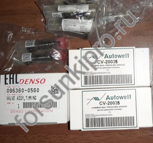Датчик (сенсор) топливной рампы Autowelt  499000-6160,  TOYOTA 2AD-FHV 89458-60010