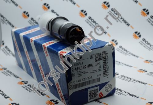 Форсунка Dong  Feng Cummins ISC, QSC 8.3 5272937,  0445120304 Bosch Китай