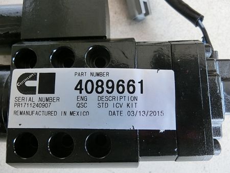 Электроклапан топливный Cummins ISC/ICV/ISCe 4089661, 4089662, 4009865