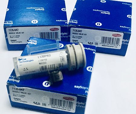 Ремонтный комплект инжектора RENAULT (28232248) (28239294+L120PRD) 7135-647 delphi