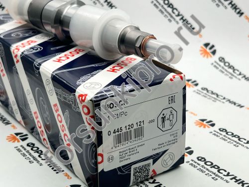Форсунка евро-3 DONGFENG ISLe340, ISLe375 C4940640, 0445120121 Bosch Китай