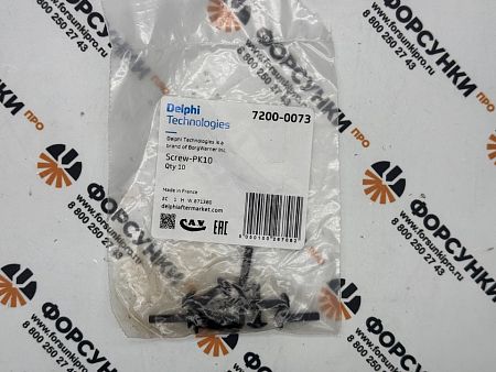 Винт (комплект 10 шт.) 7200-0073 delphi