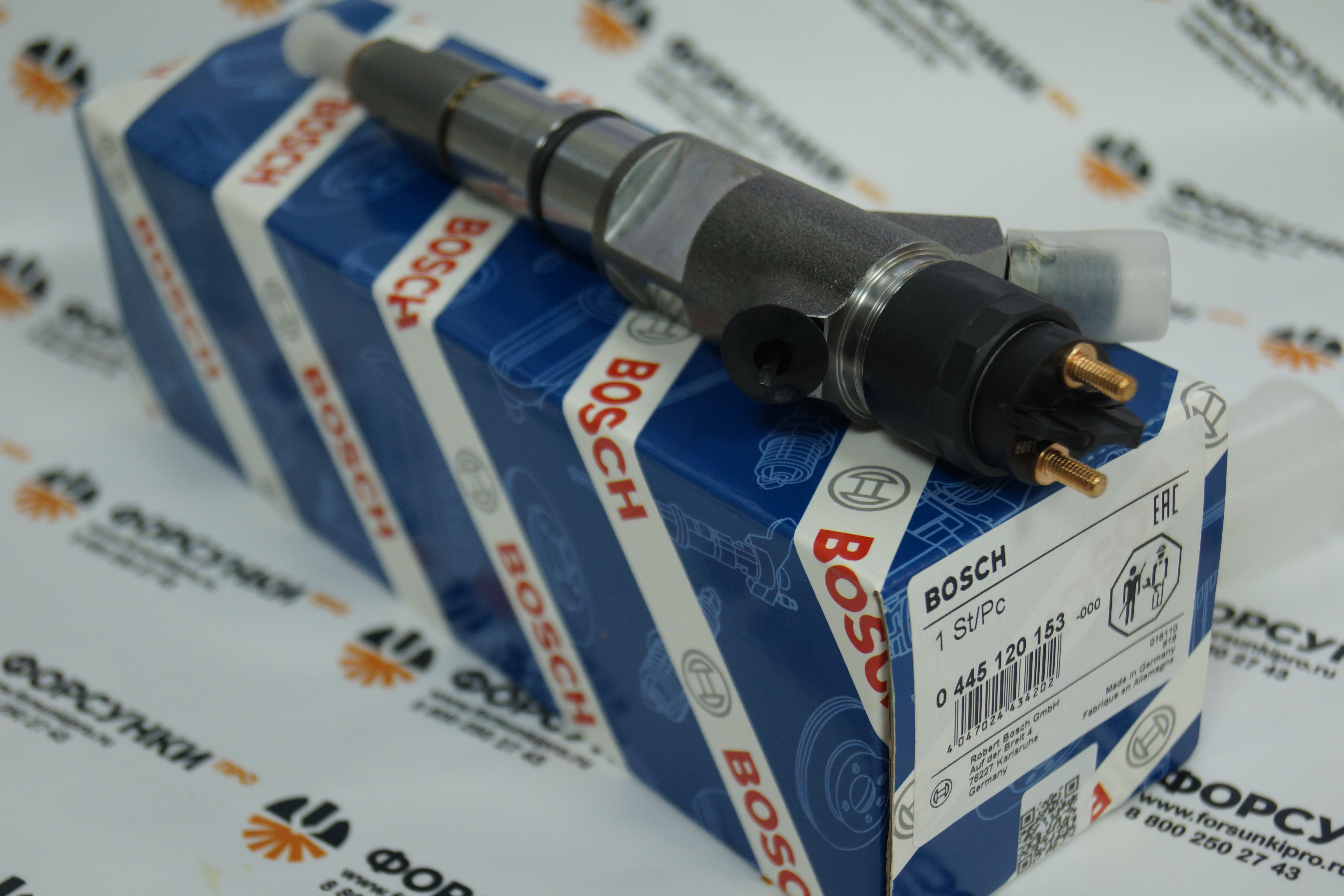Форсунка камаз 0445120153 Bosch производство Россия, Гарантия 6 месяцев