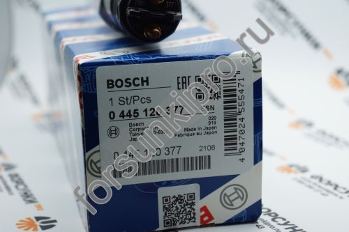 Форсунка Cummins ISL8.9 5307809, 0445120377 Bosch Китай