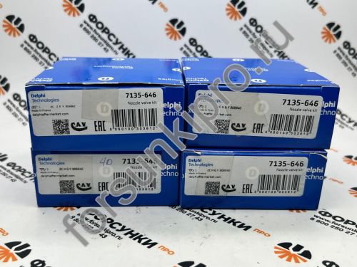 Ремонтный комплект инжектора RENAULT (28232251) (28239294+L381PRD) 7135-646 delphi