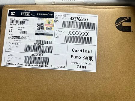 Насос топливный КАМАЗ-6580 дв.CUMMINS ISG12 4327066, 4327065 