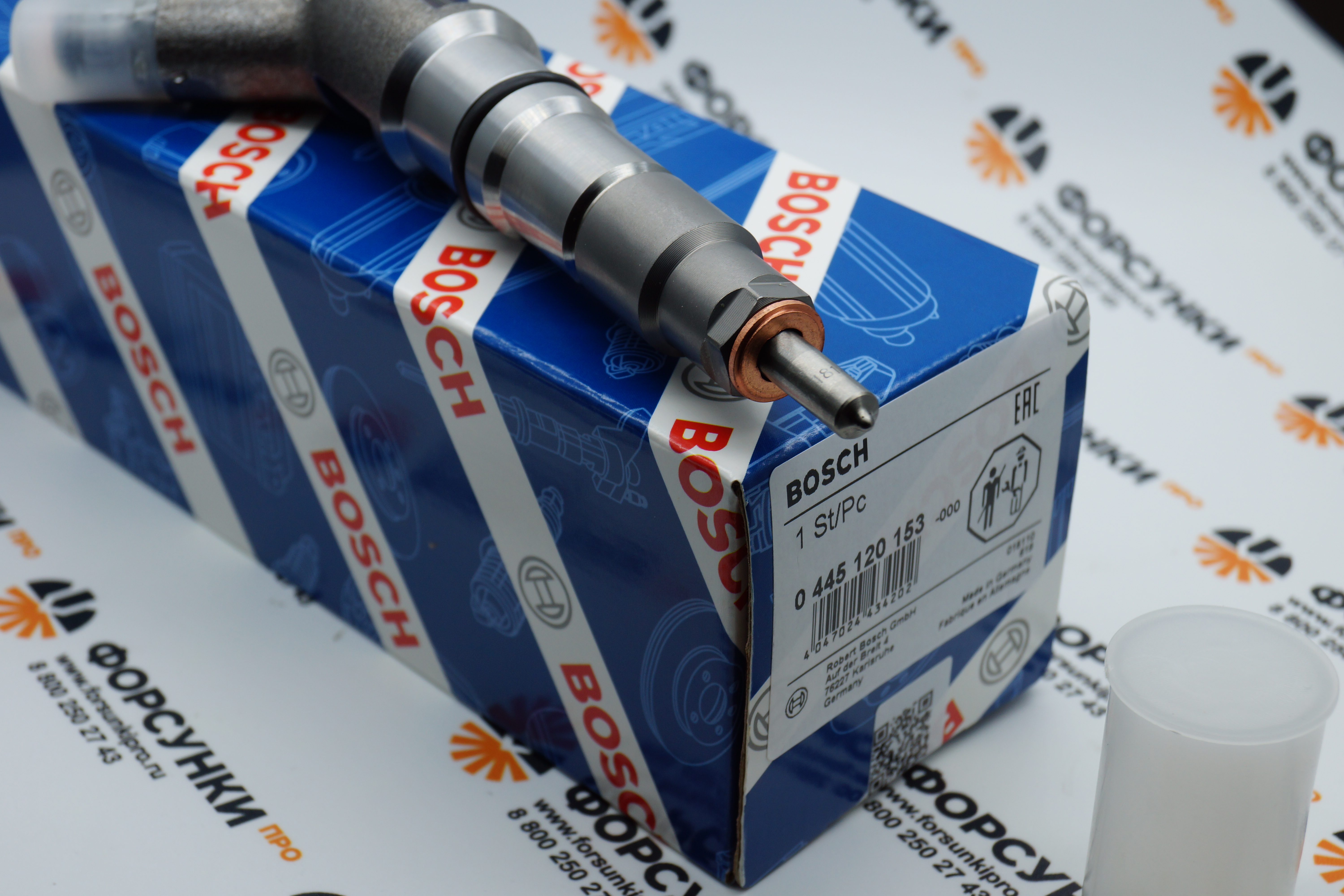 Форсунка камаз 0445120153 Bosch производство Россия, Гарантия 6 месяцев